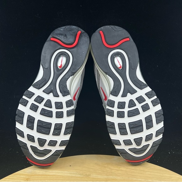Women's Nike Air Max 97 OG “Metallic Silver/Varsity Red”Multi Size DQ9131-002 - Picture 8 of 9
